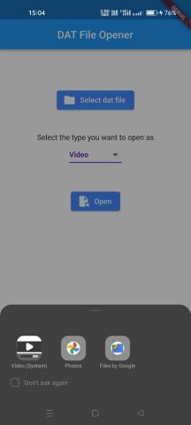 Dat File Viewer для Android — скриншот 4