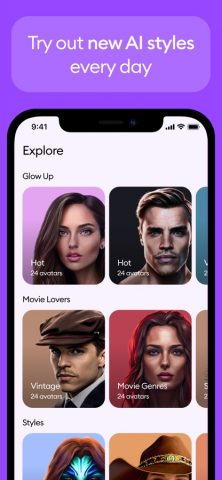 Dawn AI — Avatar generator для iOS — скриншот 3