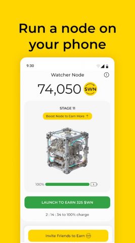 DeNet Storage & Watcher Node для Android — скриншот 2