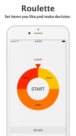 Decision Roulette Game- free roulette for lottery для iOS — скриншот 1