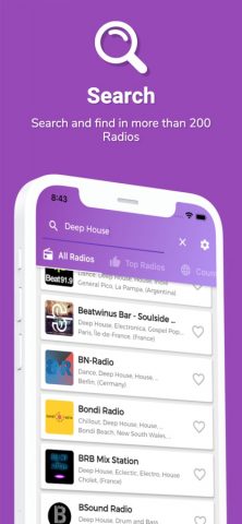 Deep House Music Radio для iOS — скриншот 3