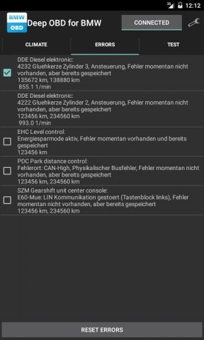 Deep OBD для Android — скриншот 4