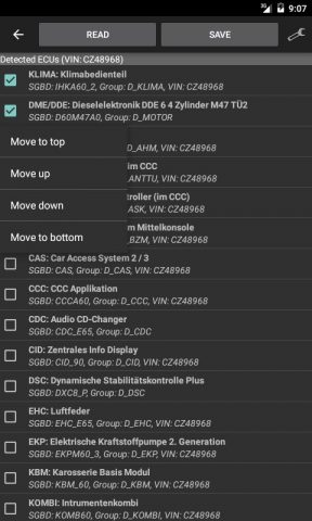 Deep OBD для Android — скриншот 5