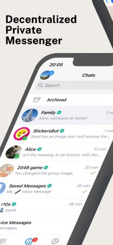 Delta Chat для iOS — скриншот 1