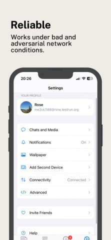 Delta Chat для iOS — скриншот 4