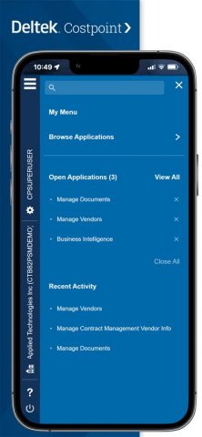 Deltek Costpoint для iOS — скриншот 5