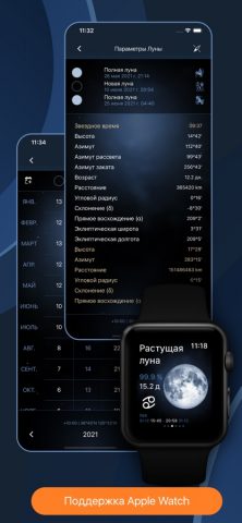 Deluxe Moon • Лунный календарь для iOS — скриншот 2