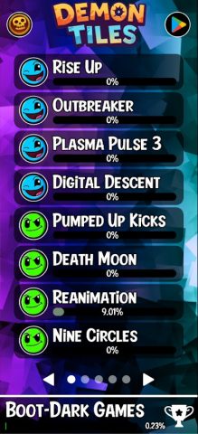 Demon Tiles Geometry Songs 2.2 для Android — скриншот 5
