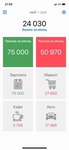 Деньги. для iOS — скриншот 1