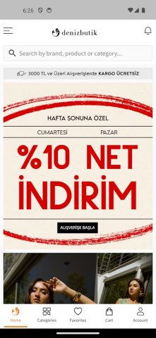Deniz Butik для Android — скриншот 2