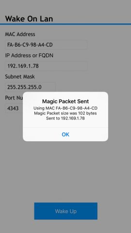 Depicus Wake On Lan для iOS — скриншот 2