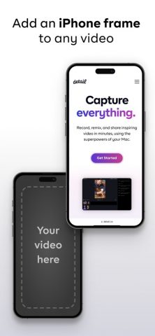 Detail Mockup: Device Video для iOS — скриншот 1
