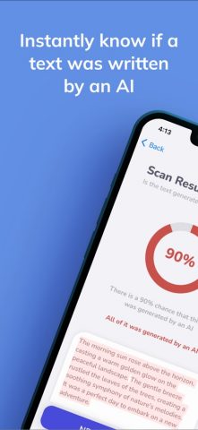 Детектор ИИ & Необнаружимый ИИ для iOS — скриншот 1