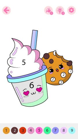 Детская Раскраска по Номерам для Android — скриншот 3