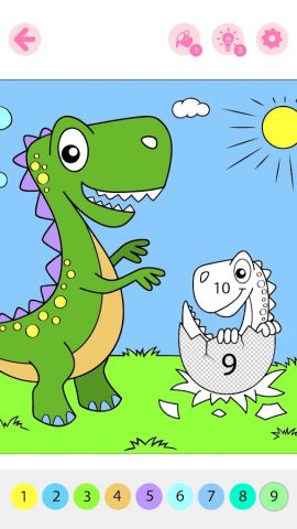 Детская Раскраска по Номерам для Android — скриншот 4