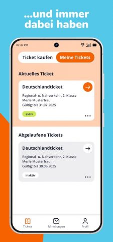 Deutschlandticket App для Android — скриншот 3
