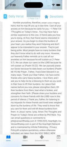 Devotions4Teens для iOS — скриншот 3