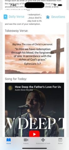 Devotions4Teens для iOS — скриншот 4