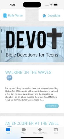 Devotions4Teens для iOS — скриншот 5