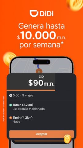 DiDi Conductor: Auto o moto для Android — скриншот 1