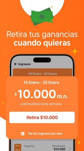 DiDi Conductor: Auto o moto для Android — скриншот 4