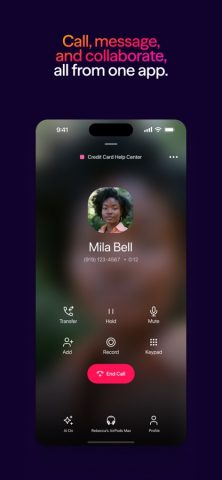 Dialpad для iOS — скриншот 1