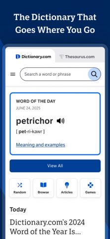Dictionary.com: English Words для iOS — скриншот 1