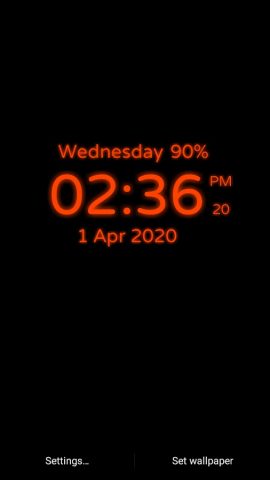 Digital Clock для Android — скриншот 1
