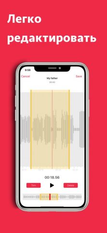 Диктофон — запись голоса + для iOS — скриншот 4