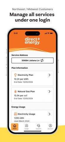 Direct Energy Account Manager для iOS — скриншот 5