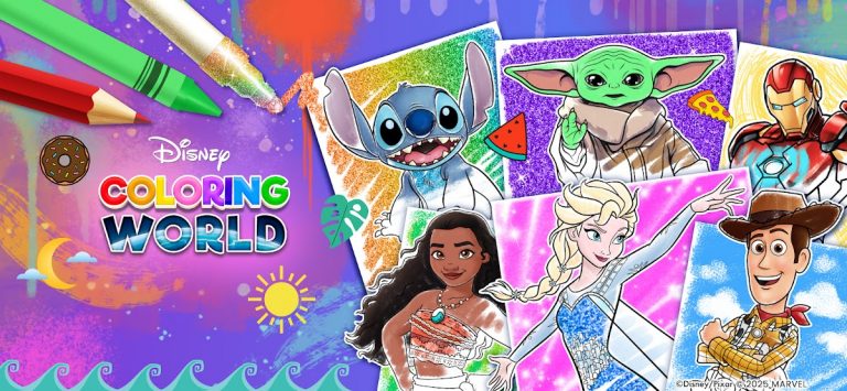 Disney: мир раскрасок для Android — скриншот 1