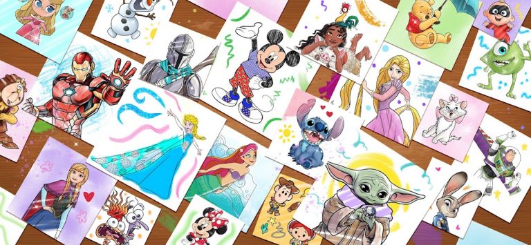 Disney: мир раскрасок для Android — скриншот 2