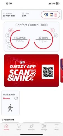 Djezzy для iOS — скриншот 1