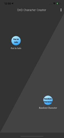 DnD Character Creator для iOS — скриншот 1