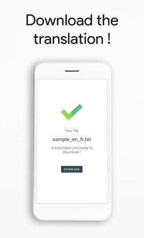 DocTranslator для Android — скриншот 3