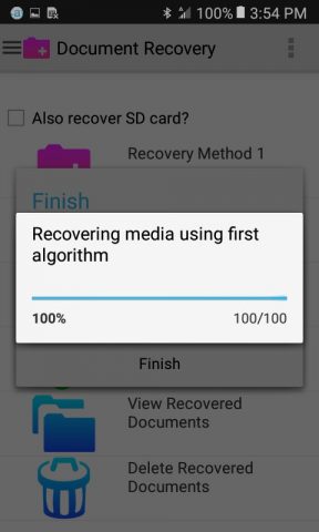 Document Recovery для Android — скриншот 3