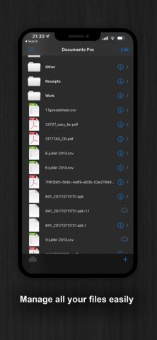 Documents Pro — Files Editor для iOS — скриншот 1