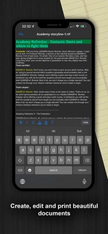 Documents Pro — Files Editor для iOS — скриншот 2