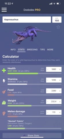 Dododex: ARK Survival Ascended для iOS — скриншот 5