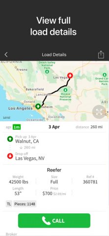 Doft Load Board, Truck Loads для iOS — скриншот 3