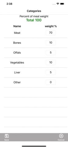 DogFoodCalc для iOS — скриншот 3