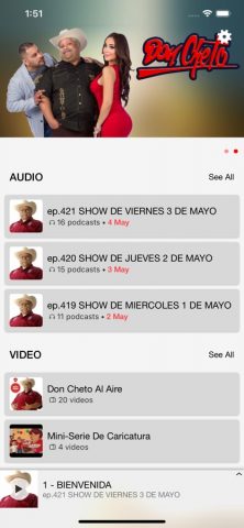 Don Cheto Al Aire для iOS — скриншот 1
