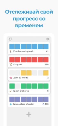 Streaks Трекер планер DotHabit для iOS — скриншот 5
