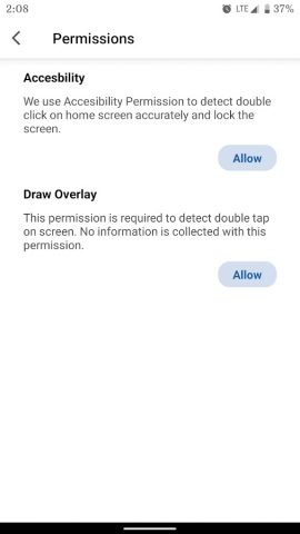 Double Tap Screen On or Off для Android — скриншот 3