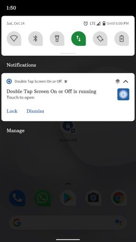 Double Tap Screen On or Off для Android — скриншот 4