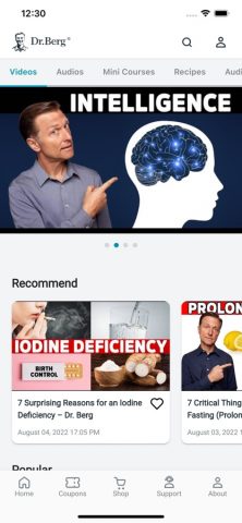 Dr. Berg для iOS — скриншот 5