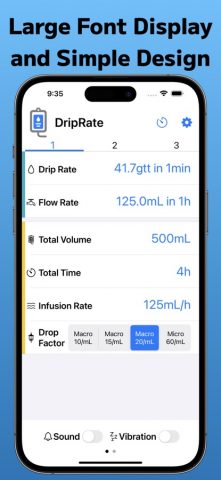 DripRate для iOS — скриншот 1