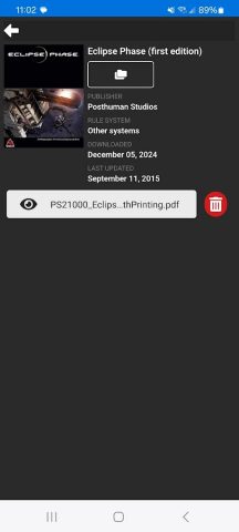 DriveThruRPG Library для Android — скриншот 4