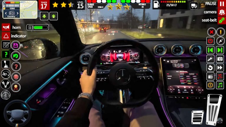 Driving School 3D : Car Games для Android — скриншот 2