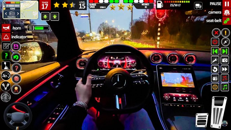 Driving School 3D : Car Games для Android — скриншот 4